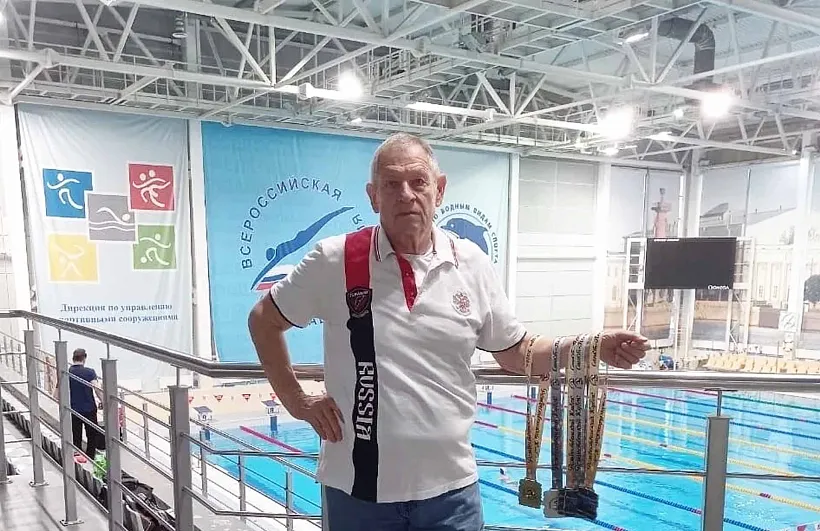 Ветеран из&nbsp;Ростовской области выиграл 5&nbsp;медалей на&nbsp;турнире по&nbsp;плаванию