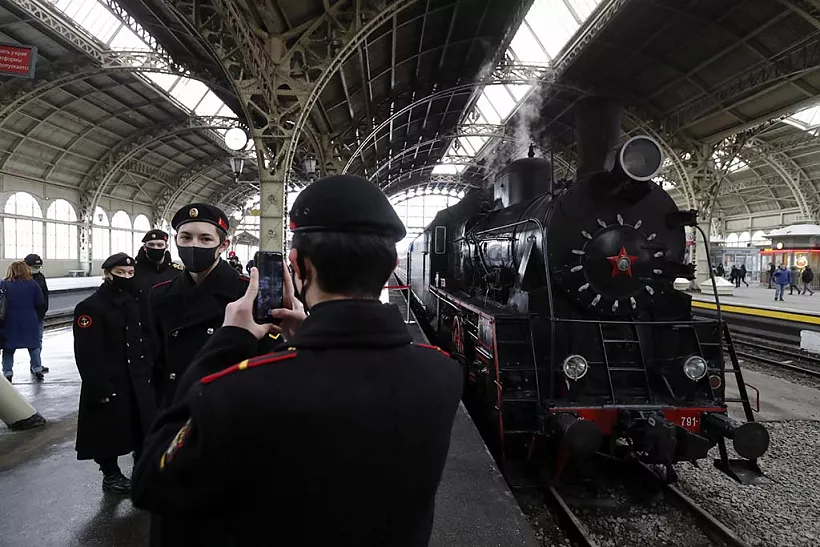 В&nbsp;Волхове ветераны посетили экспозицию &laquo;Поезда Победы&raquo;