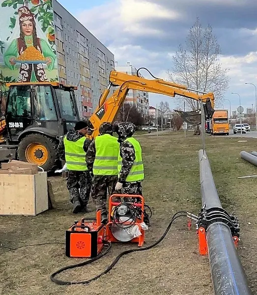 В&nbsp;Набережных Челнах заменили участок магистральной сети водоснабжения