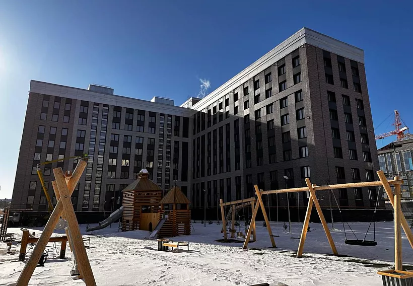 В&nbsp;Обдорском микрорайоне Салехарда на&nbsp;Ямале построен первый дом