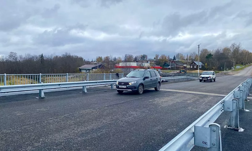 В&nbsp;Костромской области реконструировали мост через реку Корбу