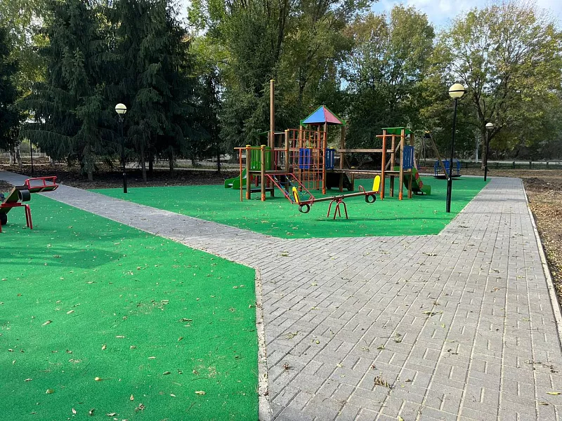 В&nbsp;станице Костромской на&nbsp;Кубани благоустроили парк
