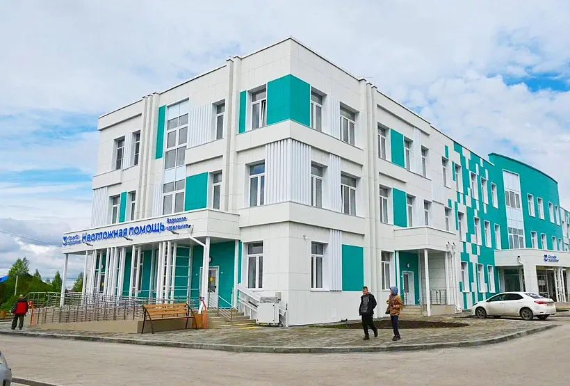 В&nbsp;кузбасском поселке Бачатском построили здание для&nbsp;местной поликлиники