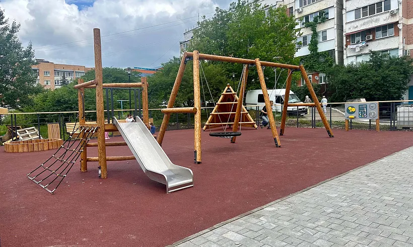 В&nbsp;Лермонтове на&nbsp;Ставрополье благоустроили сквер &laquo;Солнечный&raquo;
