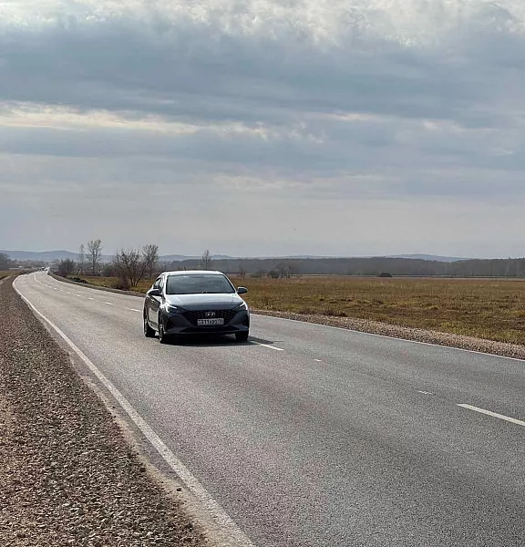 В&nbsp;Алтайском крае улучшили участок дороги до&nbsp;границы с&nbsp;Казахстаном