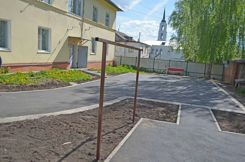 В&nbsp;городе Венёве Тульской области благоустроили две дворовые площадки