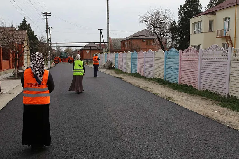 В&nbsp;Грозном завершат ремонт дороги, ведущей к&nbsp;двум детским садам