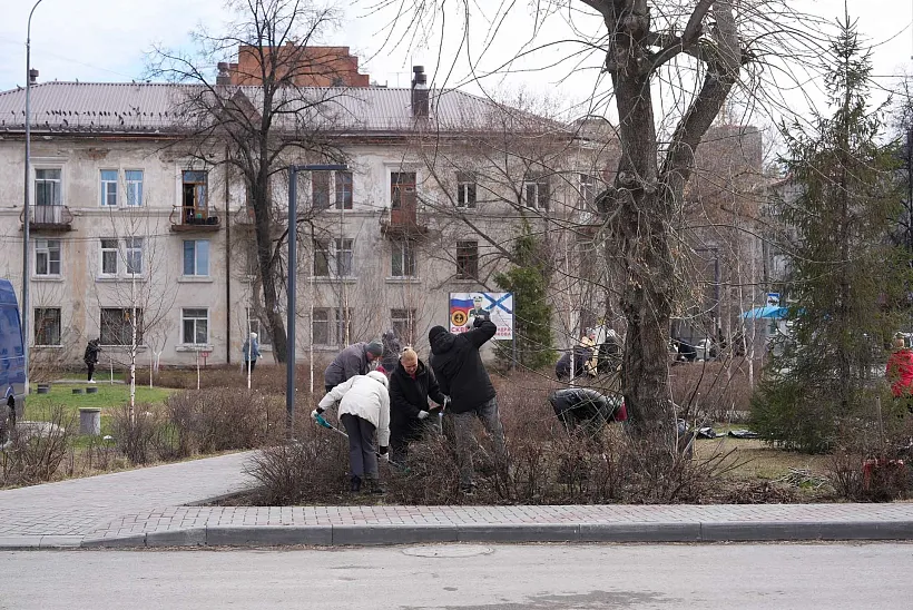 В&nbsp;сквере Тюмени прошел субботник в&nbsp;ходе экологического фестиваля