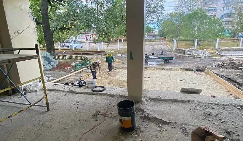 В&nbsp;ульяновском поселке Силикатном продолжается ремонт участковой больницы