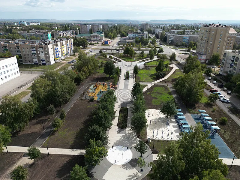 В&nbsp;башкирском городе Салавате преобразили аллею на&nbsp;бульваре