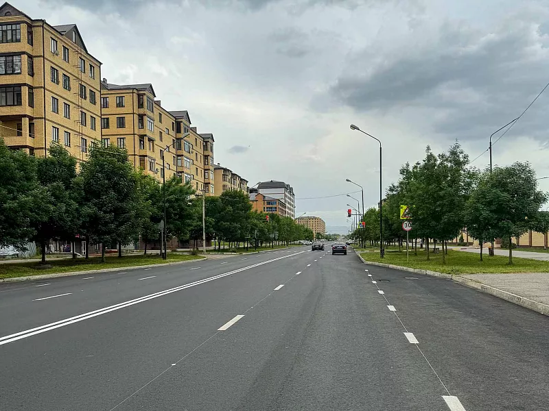 В&nbsp;Магасе Ингушетии отремонтировали участок улицы Чахкиева