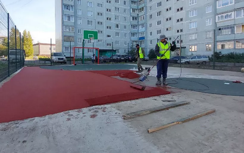 В&nbsp;городе Усть-Илимске Иркутской области обустраивают сквер