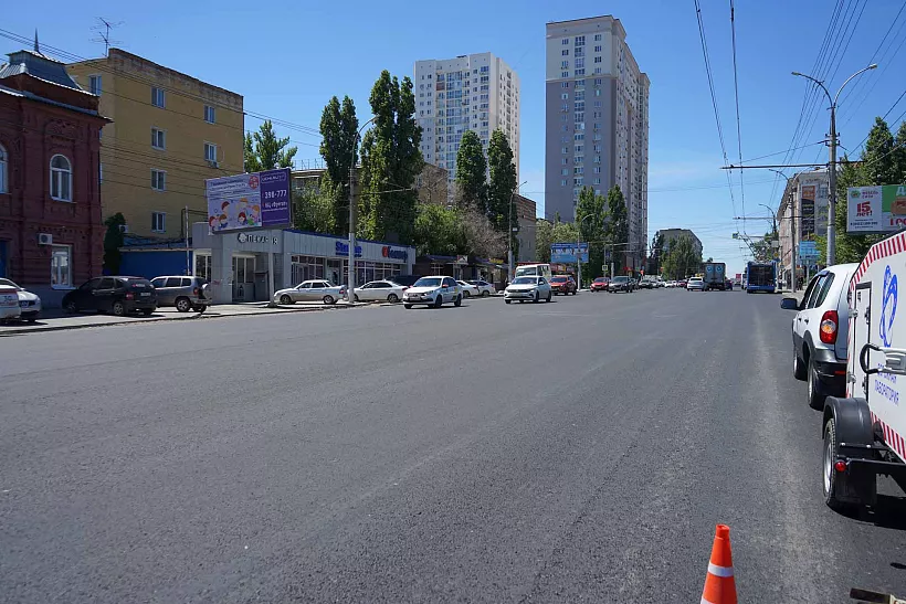 В&nbsp;Саратове ремонт улицы Чернышевского выполнен более чем на&nbsp;50%