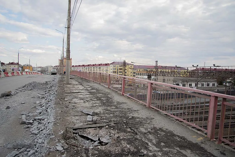 В&nbsp;Кургане реконструируют Некрасовский путепровод при поддержке нацпроекта