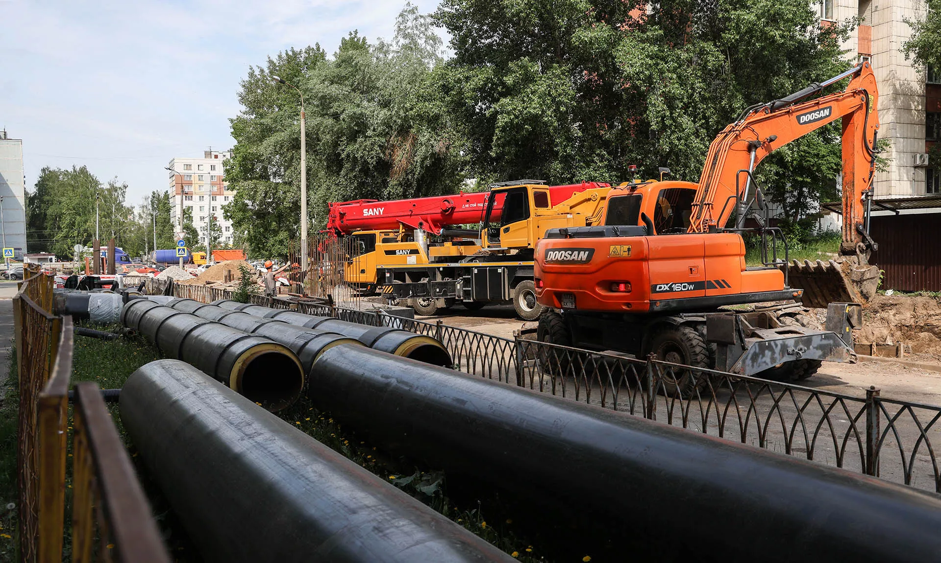 Новый водопровод проложат к&nbsp;середине августа в&nbsp;городе Мамадыше Татарстана