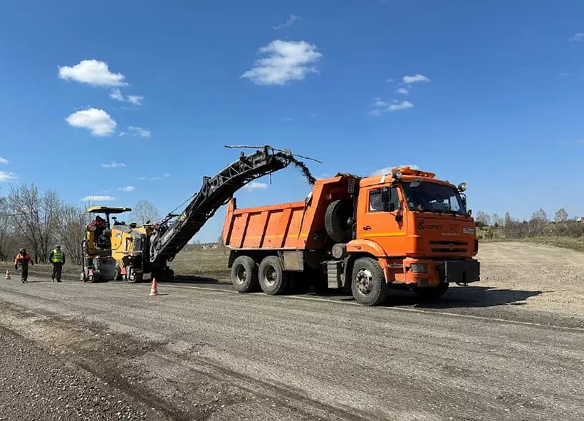 В&nbsp;городе Бийске Алтайского края начали ремонтировать дороги