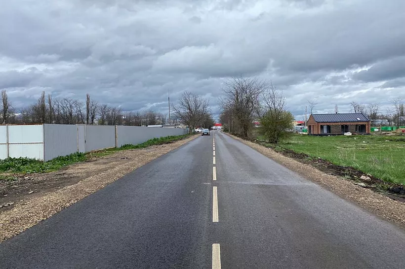 В&nbsp;поселке Индустриальном близ Краснодара отремонтировали три дороги