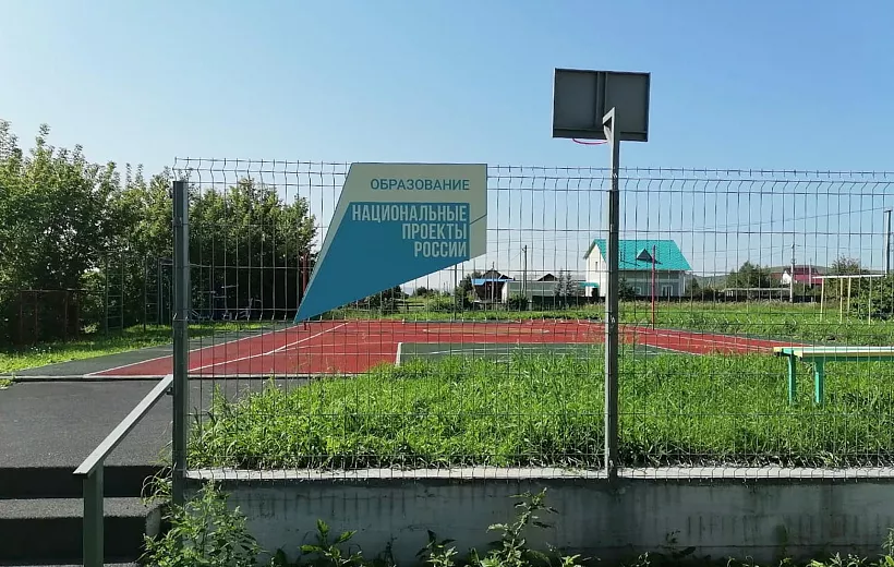 В&nbsp;Республике Алтай отремонтировали 13&nbsp;школьных спортплощадок