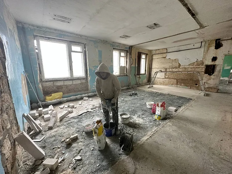 В&nbsp;Симферополе начался капитальный ремонт детской хореографической школы
