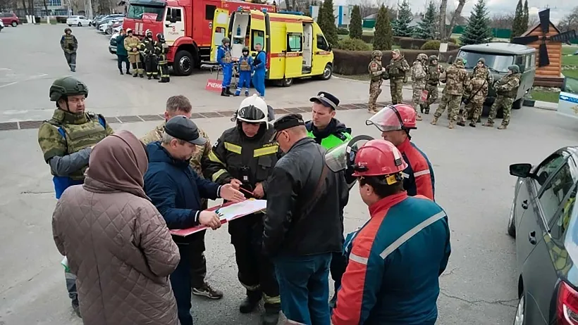 В&nbsp;Губкине Белгородской области отработали план действий при ЧС