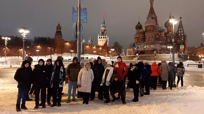 Школьники села Подбельск Самарской области посетили Москву