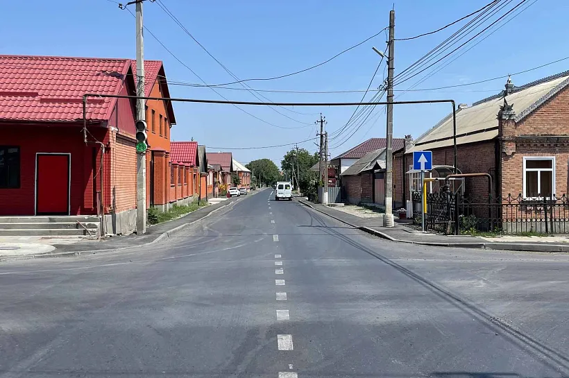 В&nbsp;городе Карабулак в&nbsp;Ингушетии отремонтировали улицу Джабагиева