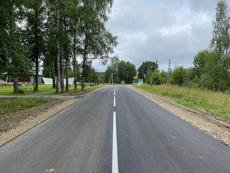 В&nbsp;Нижегородской области отремонтировали подъезд к&nbsp;селу Извал
