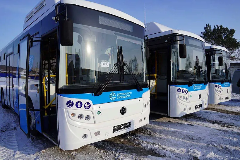 В&nbsp;город Свободный Амурской области поступили 18&nbsp;автобусов
