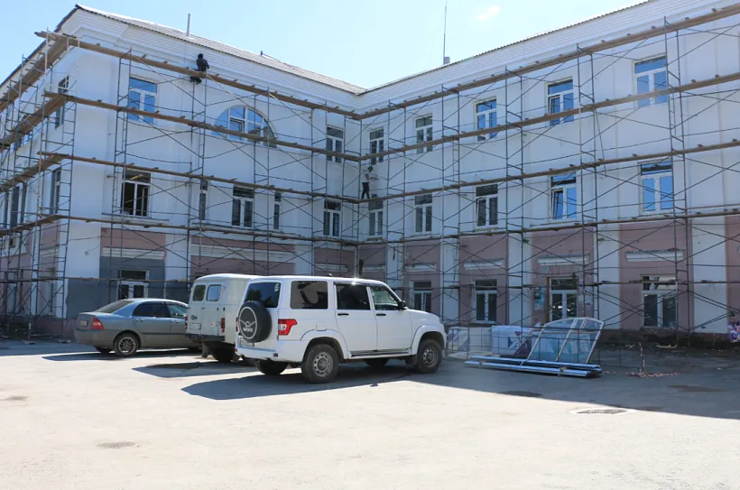 В&nbsp;Талице Свердловской области продолжается ремонт поликлиники