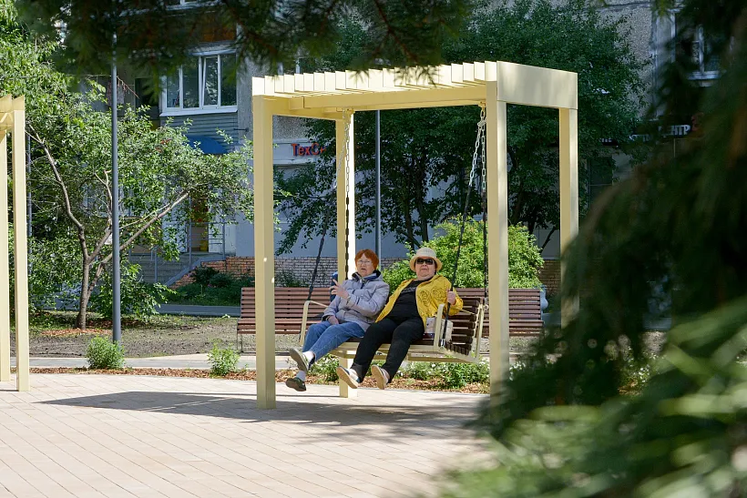 На&nbsp;улице Культуры в&nbsp;Нижнем Новгороде открыли благоустроенный сквер