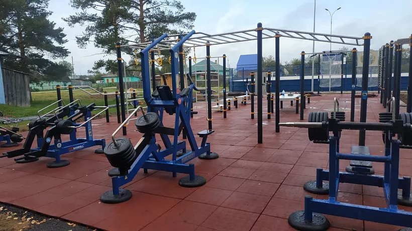 В&nbsp;селе Тегульдет Томской области открылась спортивная площадка