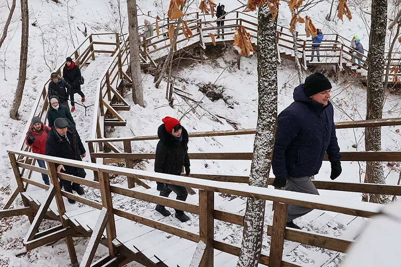 В&nbsp;городе Луга Ленинградской области началось благоустройство набережной