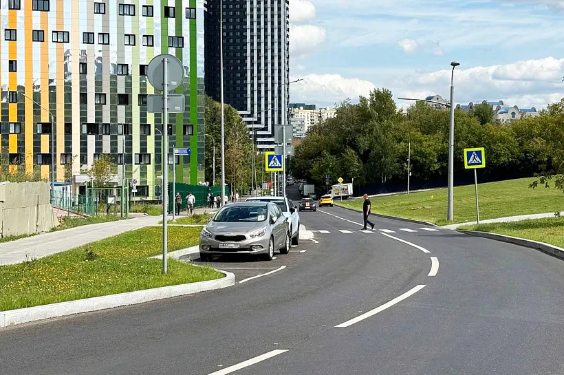 В&nbsp;Москве отремонтировали дорожное покрытие Хлебобулочного проезда