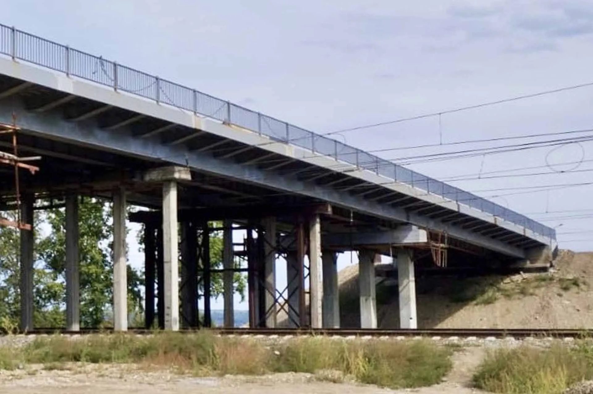 В&nbsp;поселке Мегет Иркутской области открыли движение на&nbsp;путепроводе