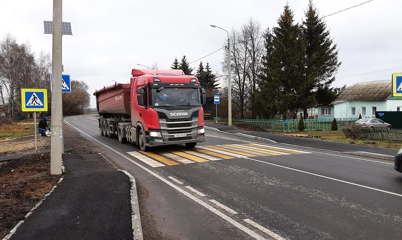 В&nbsp;Липецкой области отремонтировали участок трассы в&nbsp;направлении Москвы