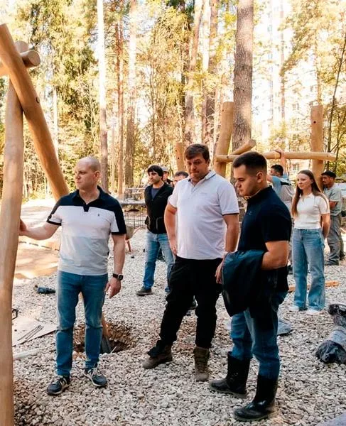 В&nbsp;Пушкинском округе Подмосковья в&nbsp;октябре завершат реконструкцию лесопарка