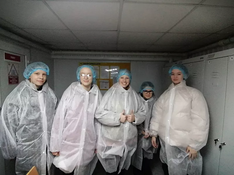 Тюменские школьники посетили предприятие по&nbsp;производству колбас