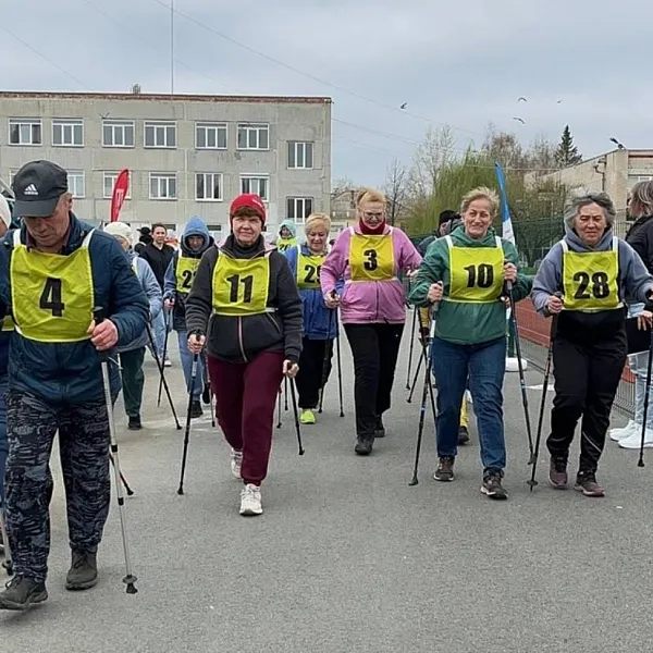 В&nbsp;Чебаркуле прошел турнир по&nbsp;скандинавской ходьбе среди пенсионеров