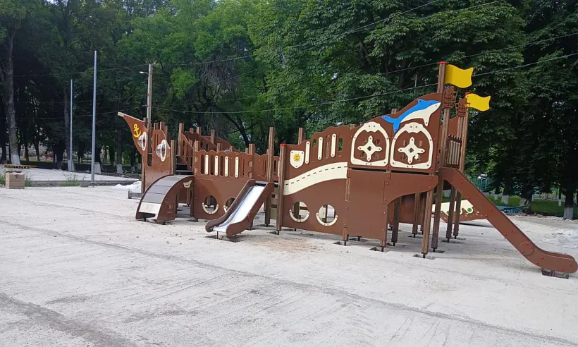 В&nbsp;станице Боргустанской на&nbsp;Ставрополье благоустройство парка завершат летом