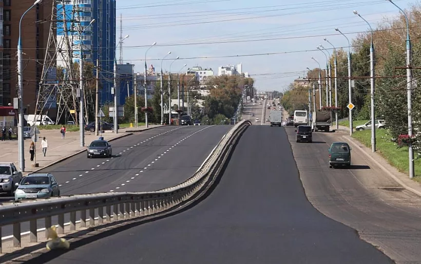В&nbsp;Иркутске на&nbsp;70% выполнен ремонт участков улицы Байкальской
