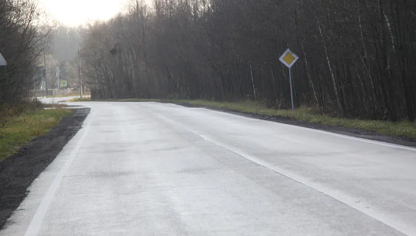 В&nbsp;Клинцовском районе Брянской области завершают ремонт участка дороги