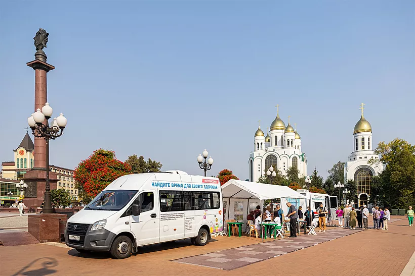 В&nbsp;Калининграде почти 200&nbsp;человек прошли обследование в&nbsp;павильоне здоровья