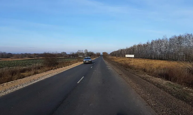 Почти 19&nbsp;км дорог обновили в&nbsp;Добринском округе Липецкой области в&nbsp;2025&nbsp;году