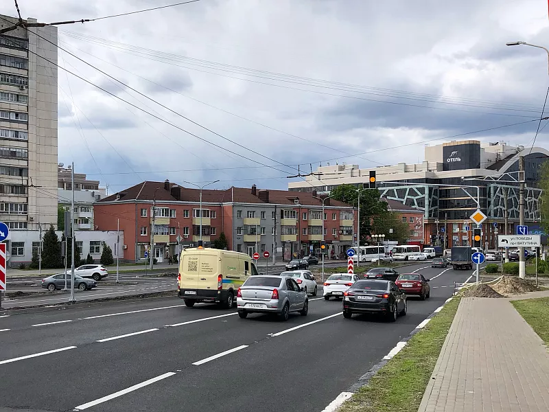 В&nbsp;Белгороде на&nbsp;ремонтируемом перекрестке установили светофор