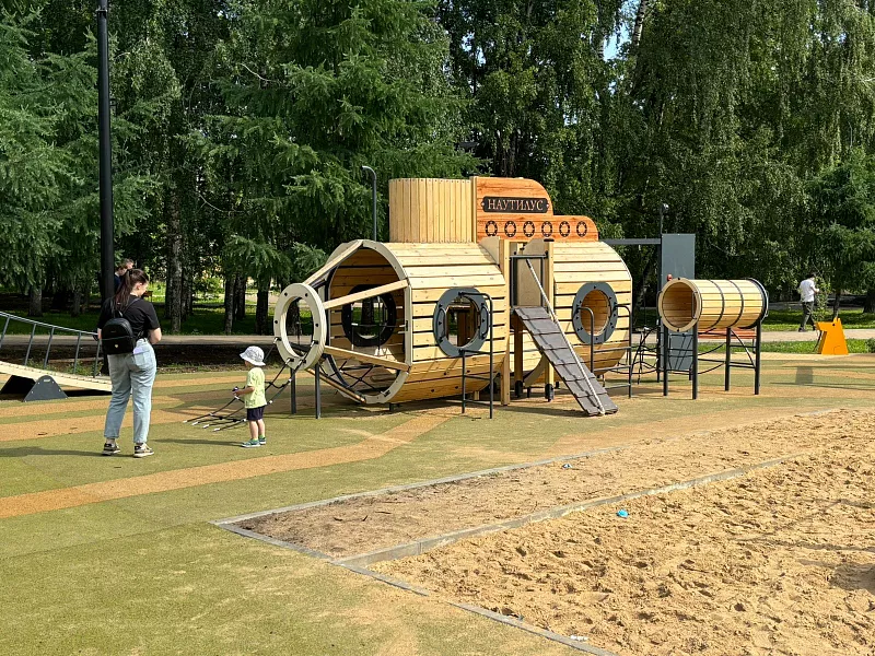 В&nbsp;Нижнем Новгороде завершили благоустройство парка Кулибина