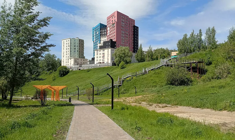 В&nbsp;Нижнем Новгороде завершили благоустройство Лопатинского оврага