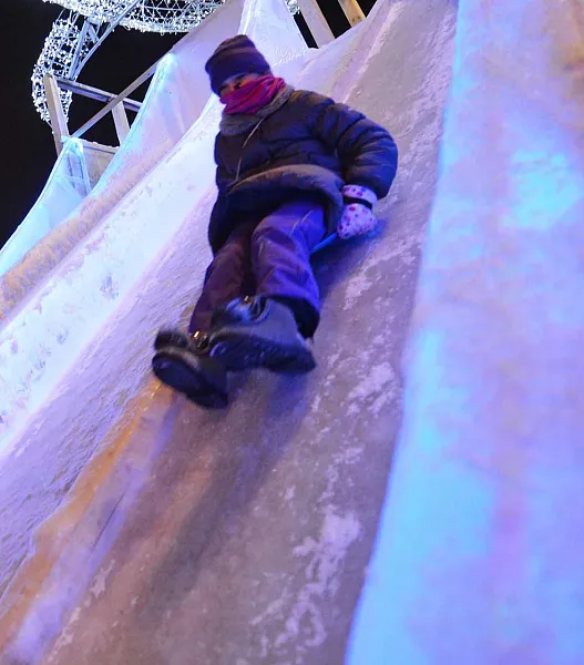 Около 240&nbsp;тысяч человек посетили главный ледовый городок Перми в&nbsp;праздники