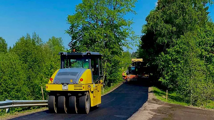 В&nbsp;Вологодской области стартовал ремонт дороги к&nbsp;селу Ферапонтово