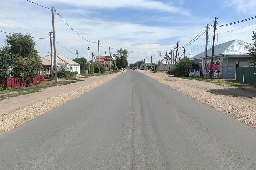 В&nbsp;селе Волчиха Алтайского края обновили участок центральной улицы Ленина