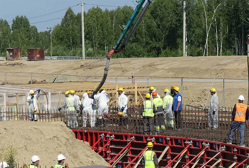 В&nbsp;Новосибирской области начали заливать фундамент научного центра